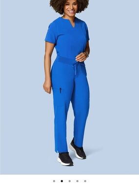 Women’s Royal Blue madala cargo scrub bottoms xxs petite